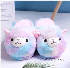 Fluffy Alpaca Slippers